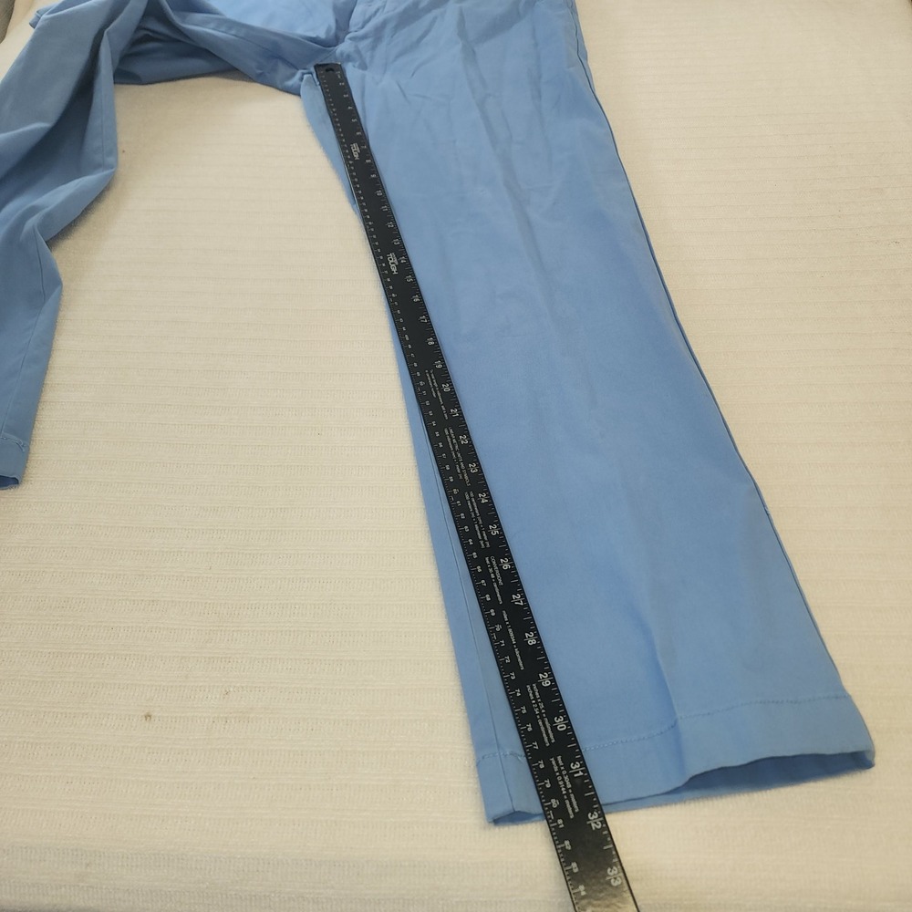 Vineyard Vines Breaker Pant Mens 36x32 Blue Chino Straight Leg Cotton Stretch - Picture 10 of 11